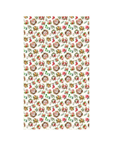 ŚWIĄTECZNY MIX Obrus NINA WODOODPORNA, 140x240cm, kolor 003 czerwony (do wyczerpania zapasu) PBN277