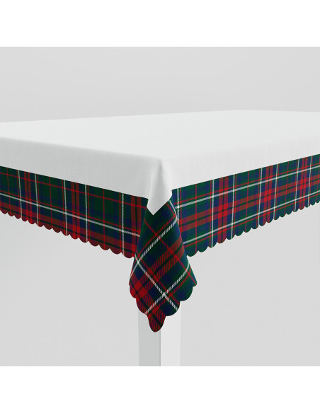 SZKOTI Obrus NINA WODOODPORNA, 140x220cm, kolor 002 zielony (do wyczerpania zapasu) P00031