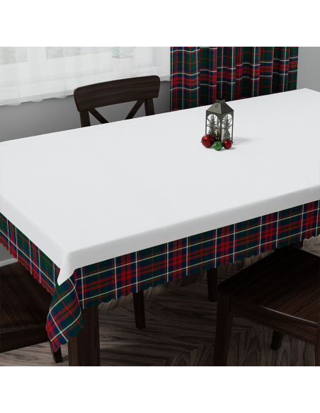 SZKOTI Obrus NINA WODOODPORNA, 140x220cm, kolor 002 zielony (do wyczerpania zapasu) P00031