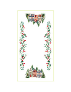 ZIMOWE MIASTECZKO Bieżnik NINA WODOODPORNA, 60x120cm, kolor 009 wielokolorowy (do wyczerpania zapasu) PBN266 2