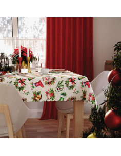 ŚWIĄTECZNY MIX Obrus NINA WODOODPORNA, 140x220cm, kolor 009 wielokolorowy (do wyczerpania zapasu) PBN277 2