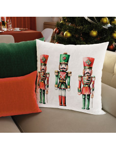 DZIADKI DO ORZECHÓW Poszewka dekoracyjna VELVET, 40x40cm, kolor 009 wielokolorowy (do wyczerpania zapasu) PBN279