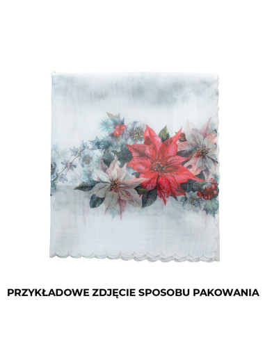 LAS ZIMĄ Zazdrostka woalowa, WOAL, szerokość 100 x wysokość 60cm,  kolor 002 zielony PBN278