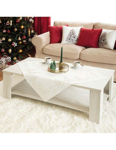 ŚWIĄTECZNY BLASK Serweta, szerokość 85cm x wysokość 85cm, kolor 001 biały 615800