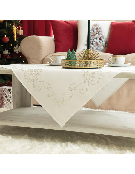 ŚWIĄTECZNY BLASK Serweta, szerokość 85cm x wysokość 85cm, kolor 001 biały 615800