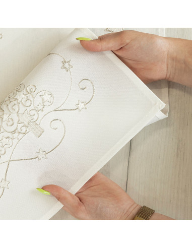 ŚWIĄTECZNY BLASK Serweta, szerokość 85cm x wysokość 85cm, kolor 001 biały 615800