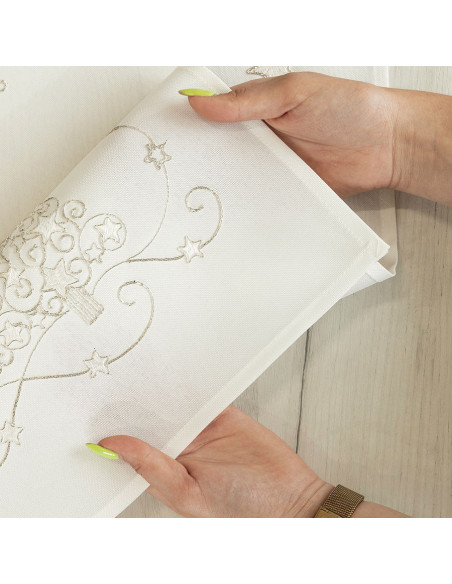 ŚWIĄTECZNY BLASK Serweta, szerokość 85cm x wysokość 85cm, kolor 001 biały 615800