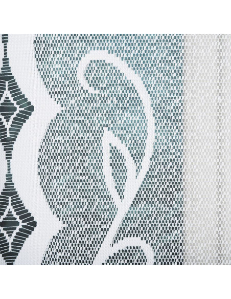 EWELINA · firanka gotowa żakardowa · biała · klasyczny wzór · 300x140